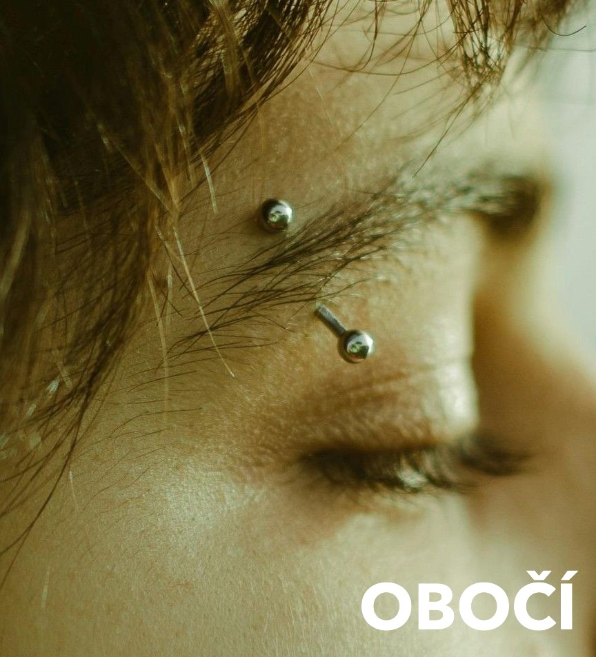 Piercing do obočí