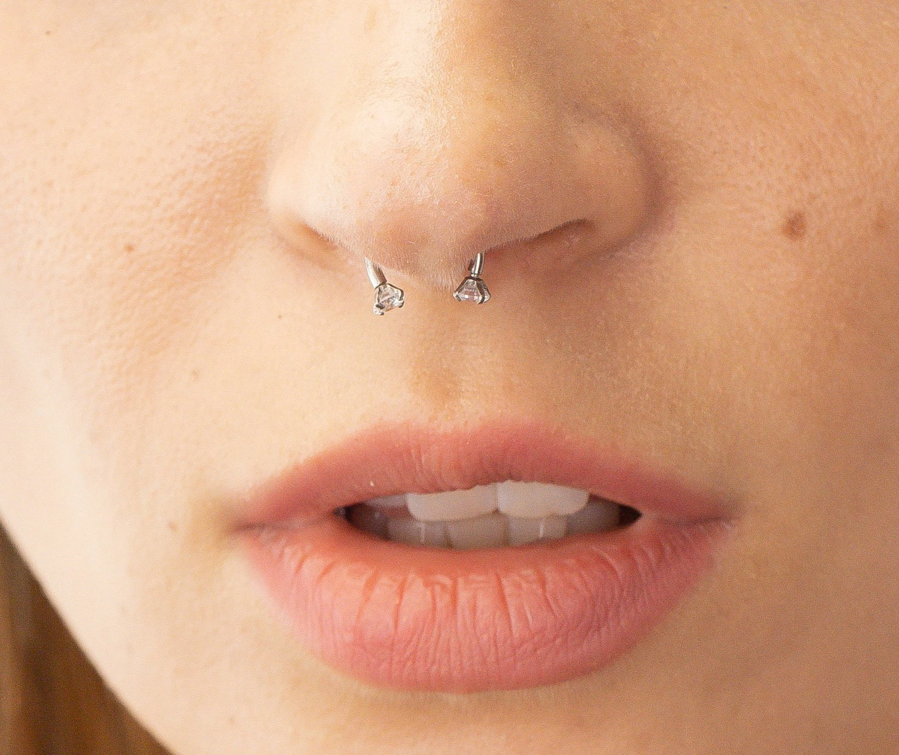 Septum piercing