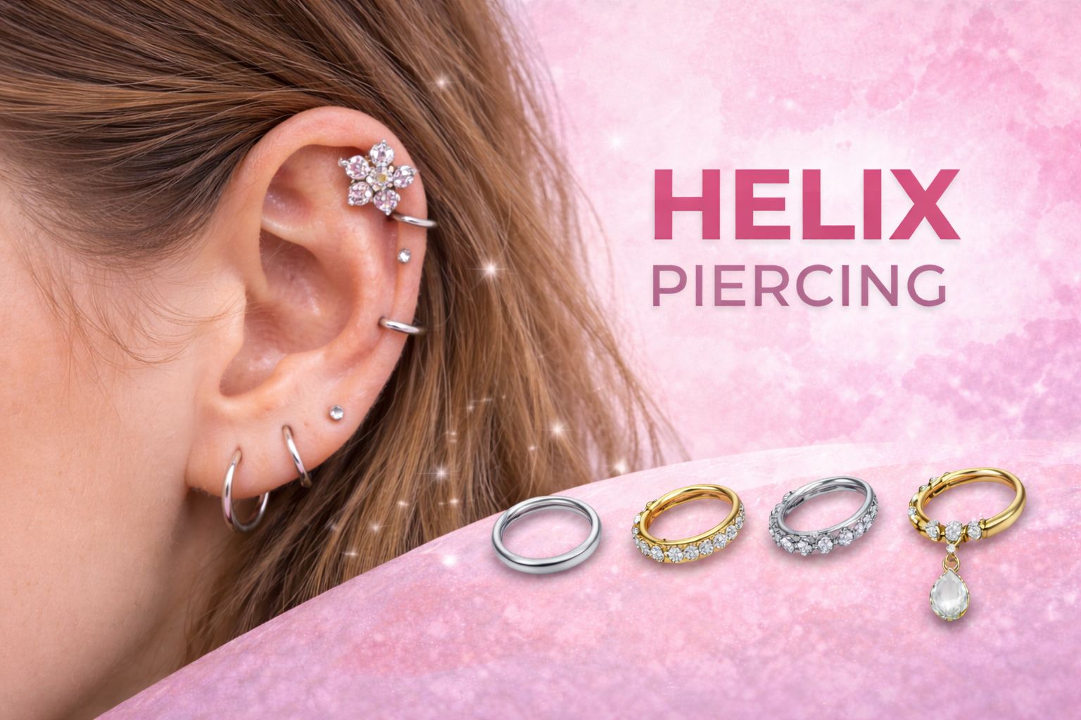 Typy piercingu podle částí těla