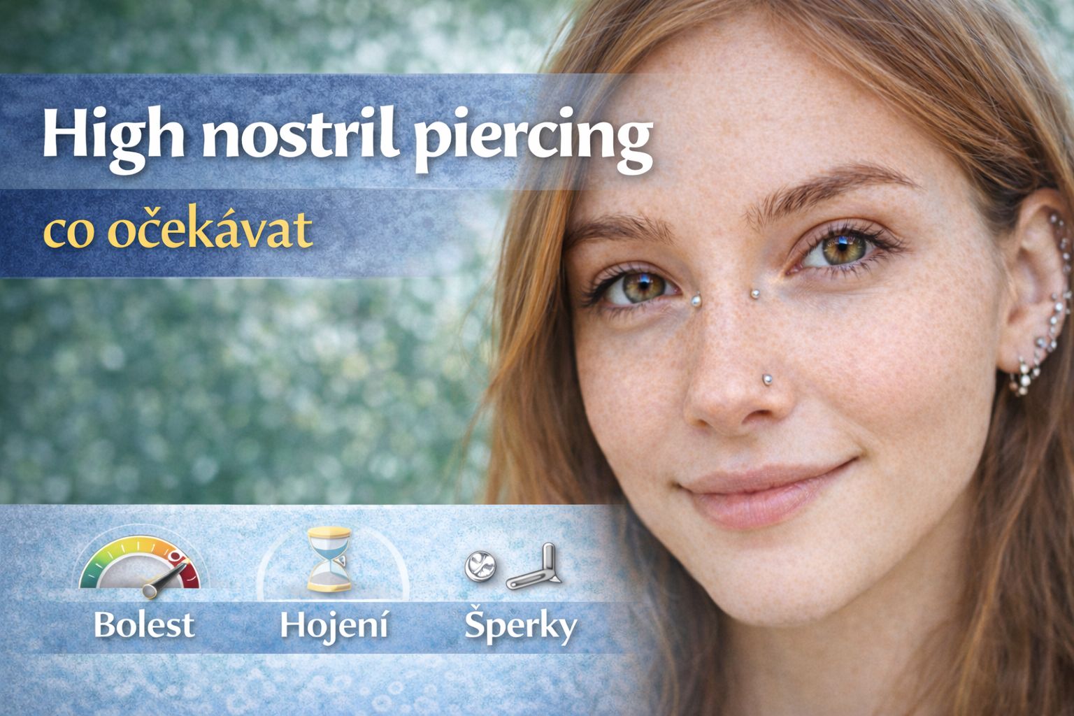 Typy piercingu podle částí těla