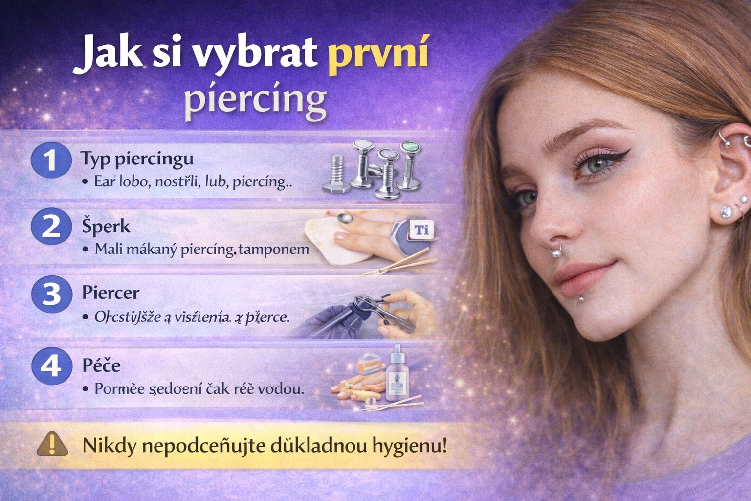 Průvodce piercingem (pro začátečníky)