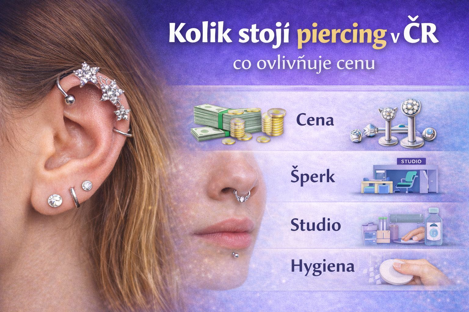 Průvodce piercingem (pro začátečníky)