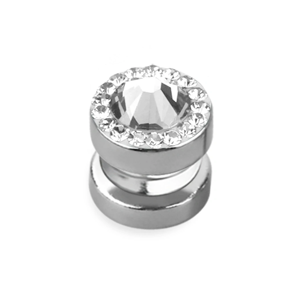 Magnetický piercing s krystalem Swarovski | Chirurgická ocel 316L