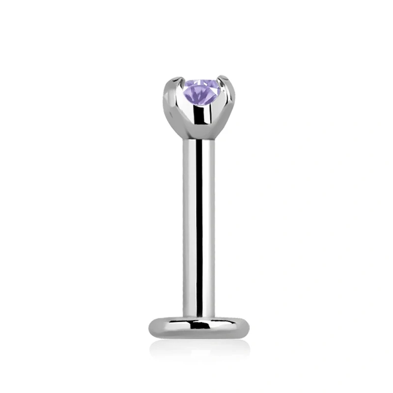 Labret se zirkonem