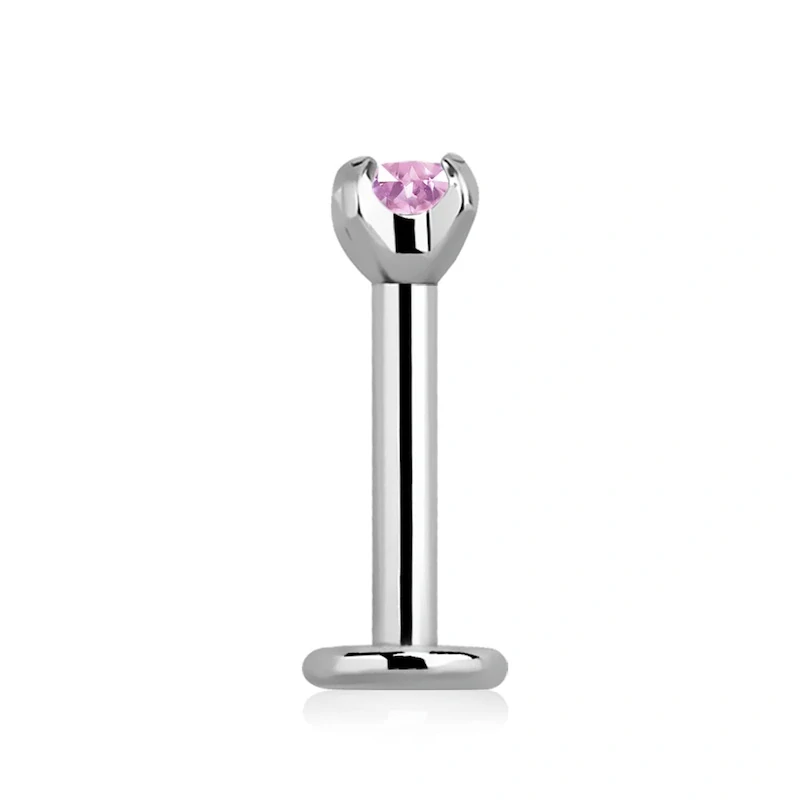 Labret se zirkonem