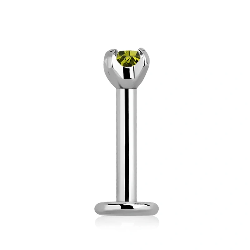Labret se zirkonem