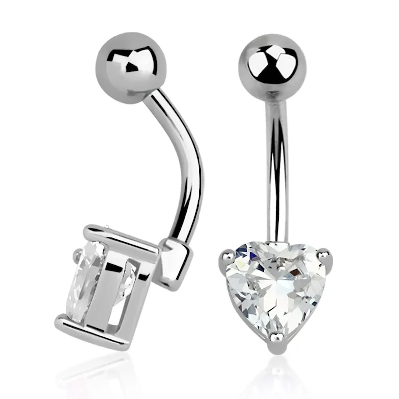 Piercing belly do pupíku se srdíčkem BNHTZ InfinityPierce