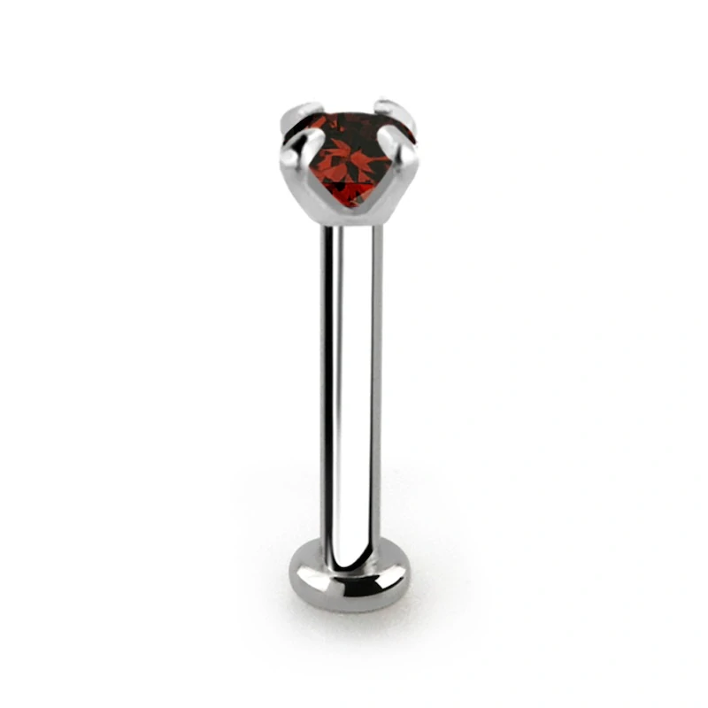 Labret se zirkonem různých délek