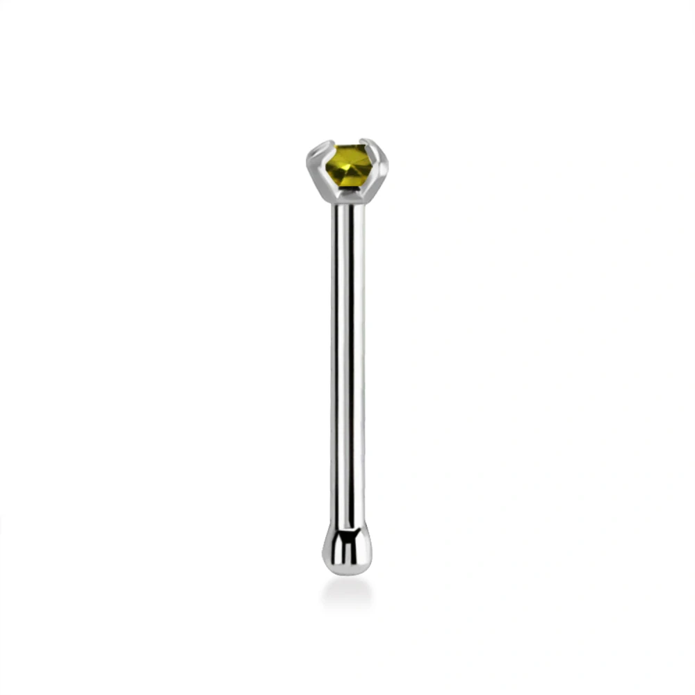 Piercing do nosu s kamínkem