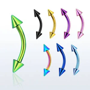 Banánek různých barev s hroty BNETCN InfinityPierce