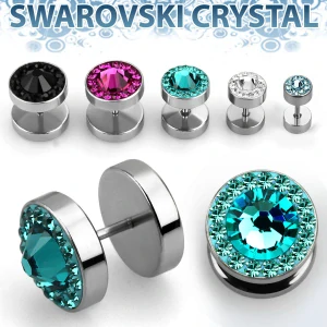 Falešný plug z chirurgické oceli s krystaly Swarovski IPGC InfinityPierce