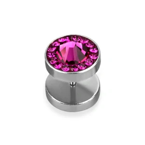 Falešný plug z chirurgické oceli s krystaly Swarovski IPGC InfinityPierce