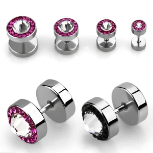 Plug do ucha s krystaly Swarovski IPGCB InfinityPierce