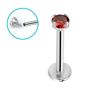 Labret se zirkonem