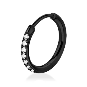 Otevírací kroužek v různých barvách se zirkony ER276 InfinityPierce