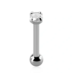 Činka s kamínkem – čirá 10 mm