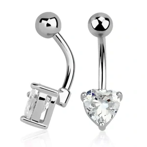 Piercing belly do pupíku se srdíčkem BNHTZ InfinityPierce