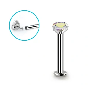 Labret se zirkonem různých délek TLBCZIN InfinityPierce