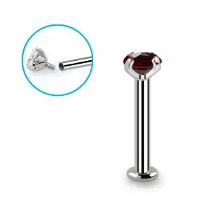 Labret se zirkonem různých délek TLBCZIN InfinityPierce