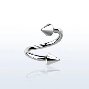 Ocelová spirála s kužely v různých délkách SPECN InfinityPierce