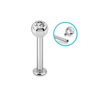 Labret s krystalem různých délek a barev TLBJBIN3 InfinityPierce