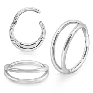 Ocelový kroužek dvojitý různých délek SGSH32 InfinityPierce