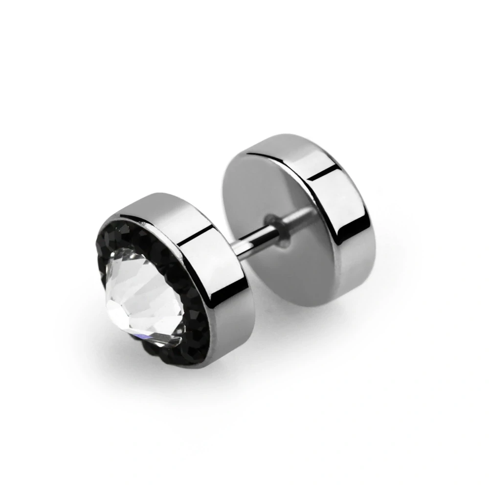 Plug do ucha s krystaly Swarovski IPGCB InfinityPierce