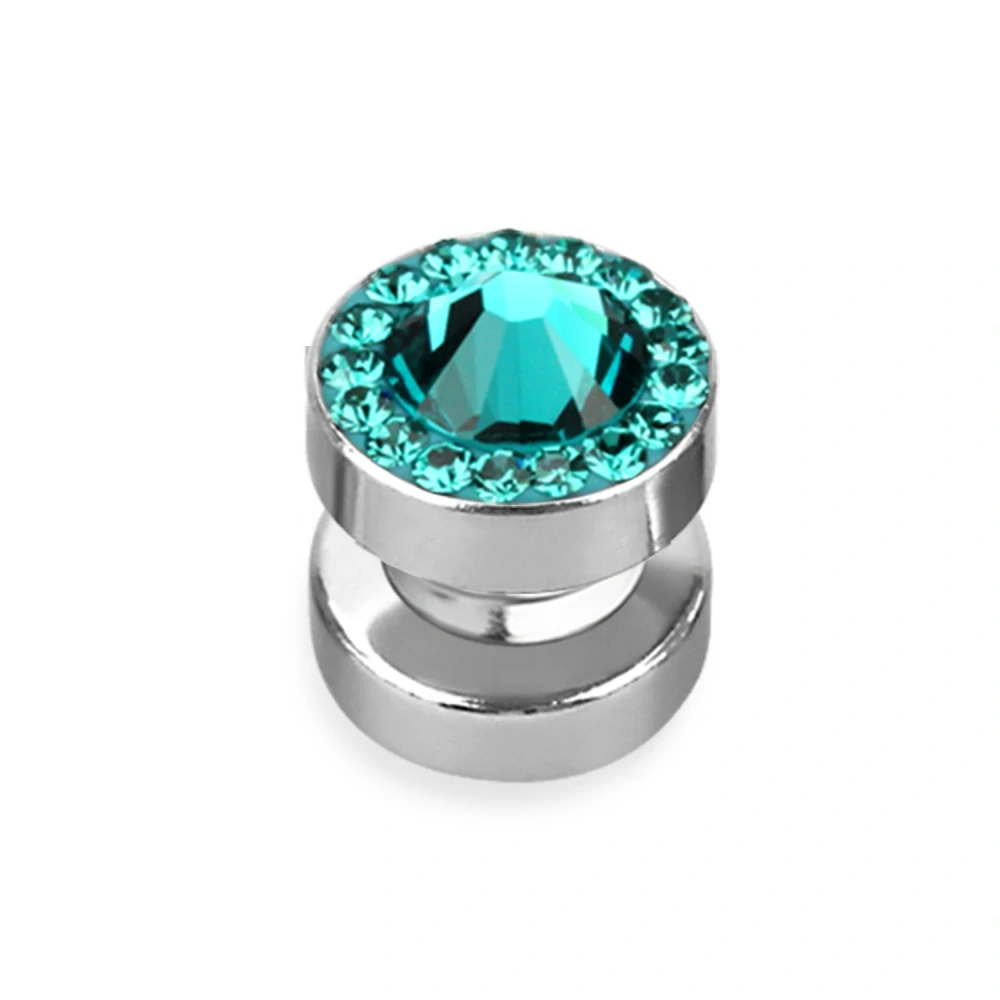 Magnetický piercing s krystalem Swarovski | Chirurgická ocel 316L MPGC InfinityPierce