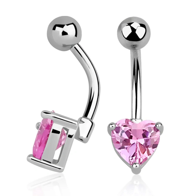 Piercing belly do pupíku se srdíčkem BNHTZ InfinityPierce