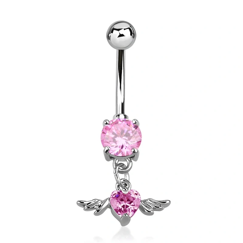 Banán do pupíku s křídly v různých barvách a kuličkou