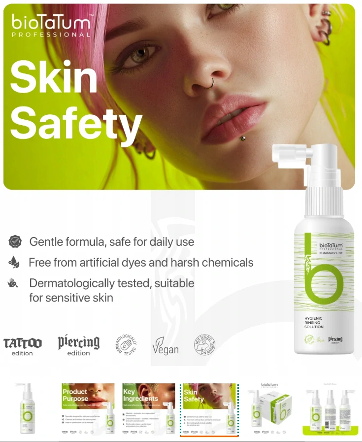 Sprej pro péči o piercing green - SPRAYGR InfinityPierce