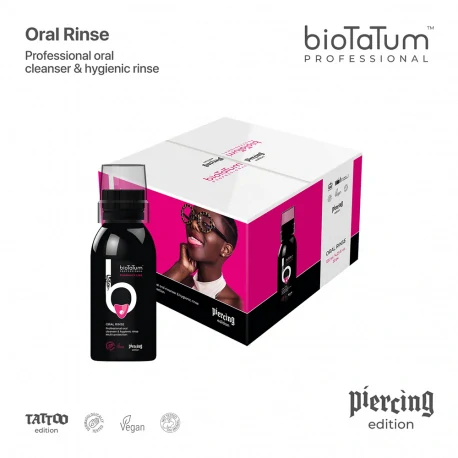 Tekutý přípravek pro ústní hygienu po piercingu bioTaTum, 125 ml