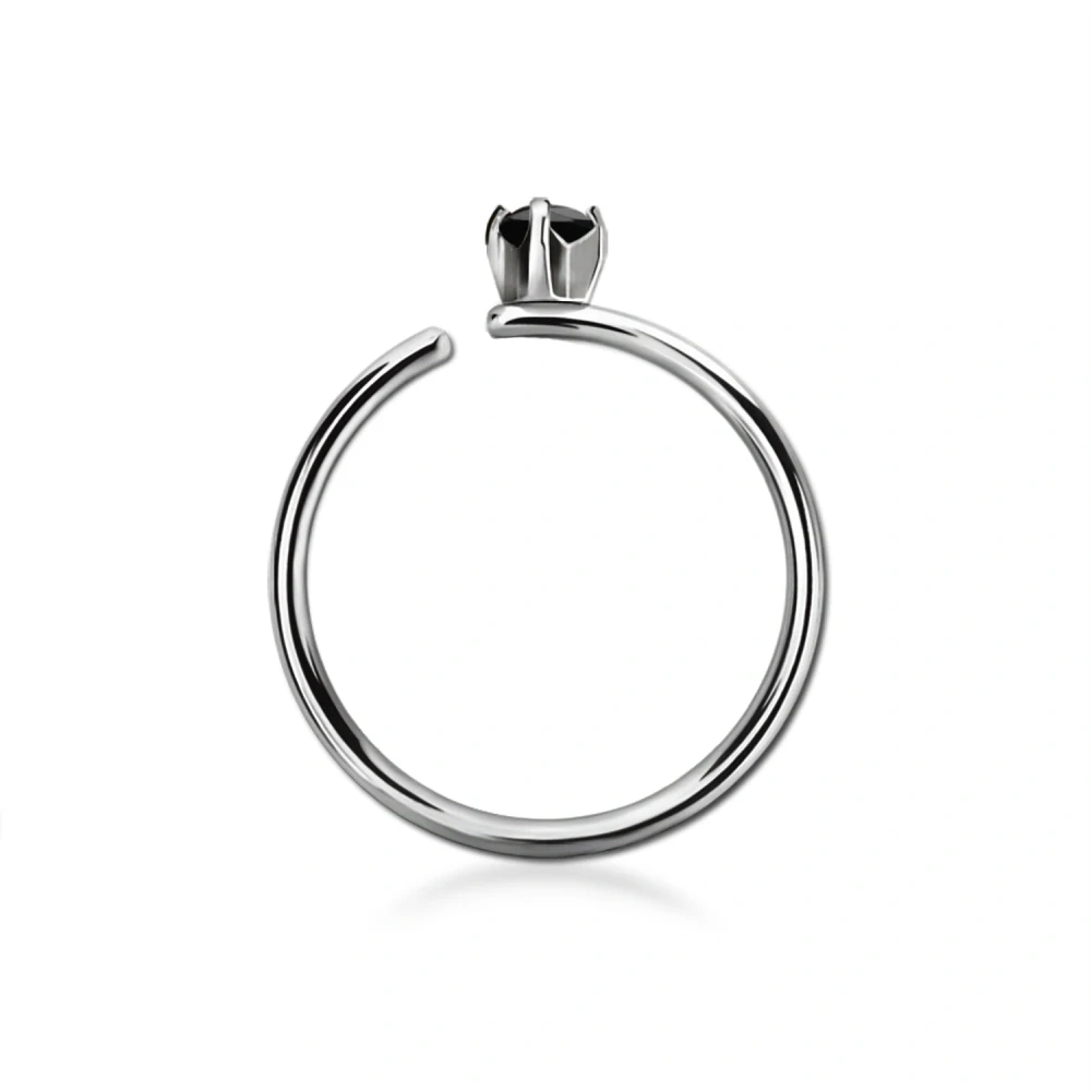 Kroužek různých průměrů s krystalem