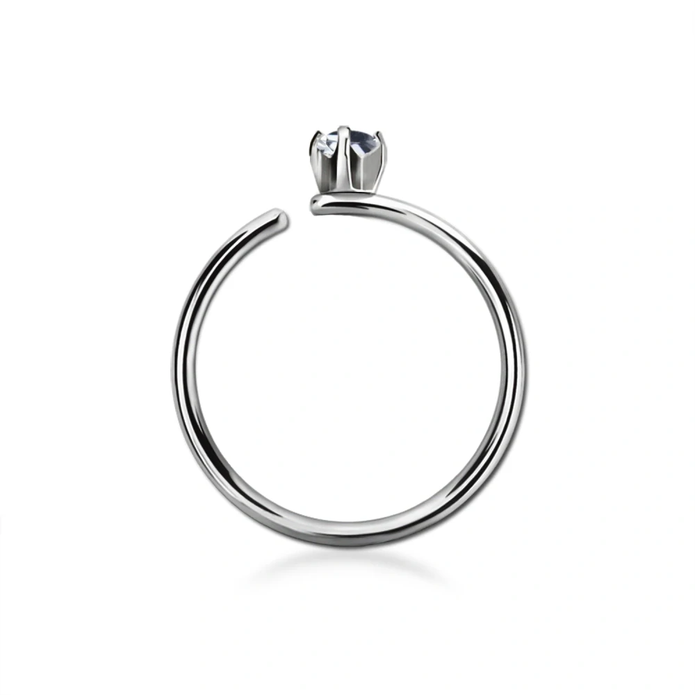 Kroužek různých průměrů s krystalem